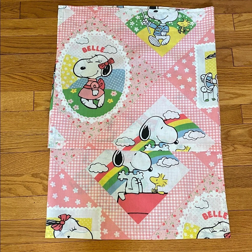 VTG Snoopy & Belle Handmade Valance